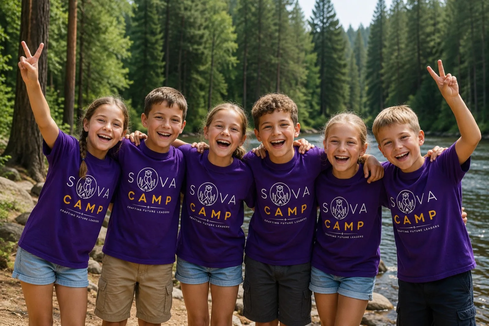Sova Camp — kids by the lake